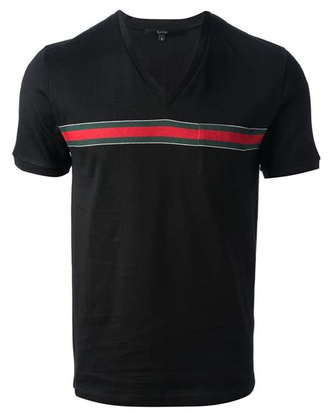 gucci v neck t shirt cheap|gucci t shirt outlet price.